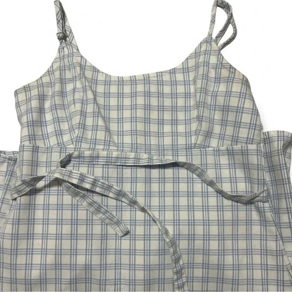 Brandy Melville | Dresses | Brandy Melville Blue And White Plaid Mini Dress  | Poshmark